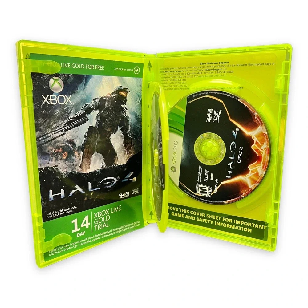 Halo 4‎ Microsoft Xbox 360 Shooter Game NTSC 2012 Rated M